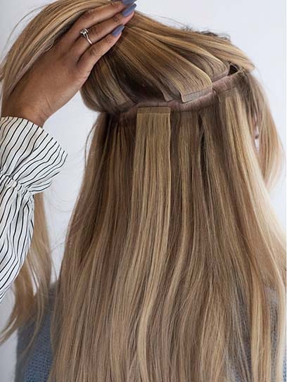 tape in hair extensions wearing guide