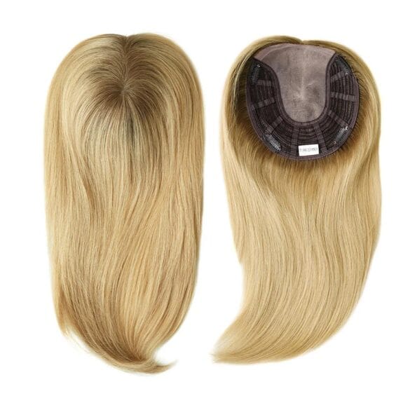 Blonde Human Hair Topper