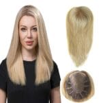 Rooted Blonde Hair Topper