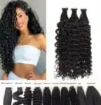 textured wave tape hair extensions