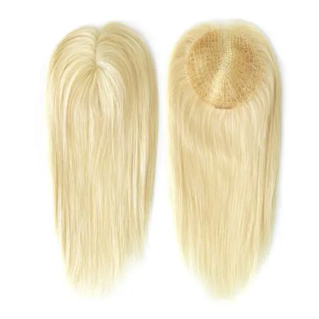 Blonde Remy Hair Topper cuticle hair